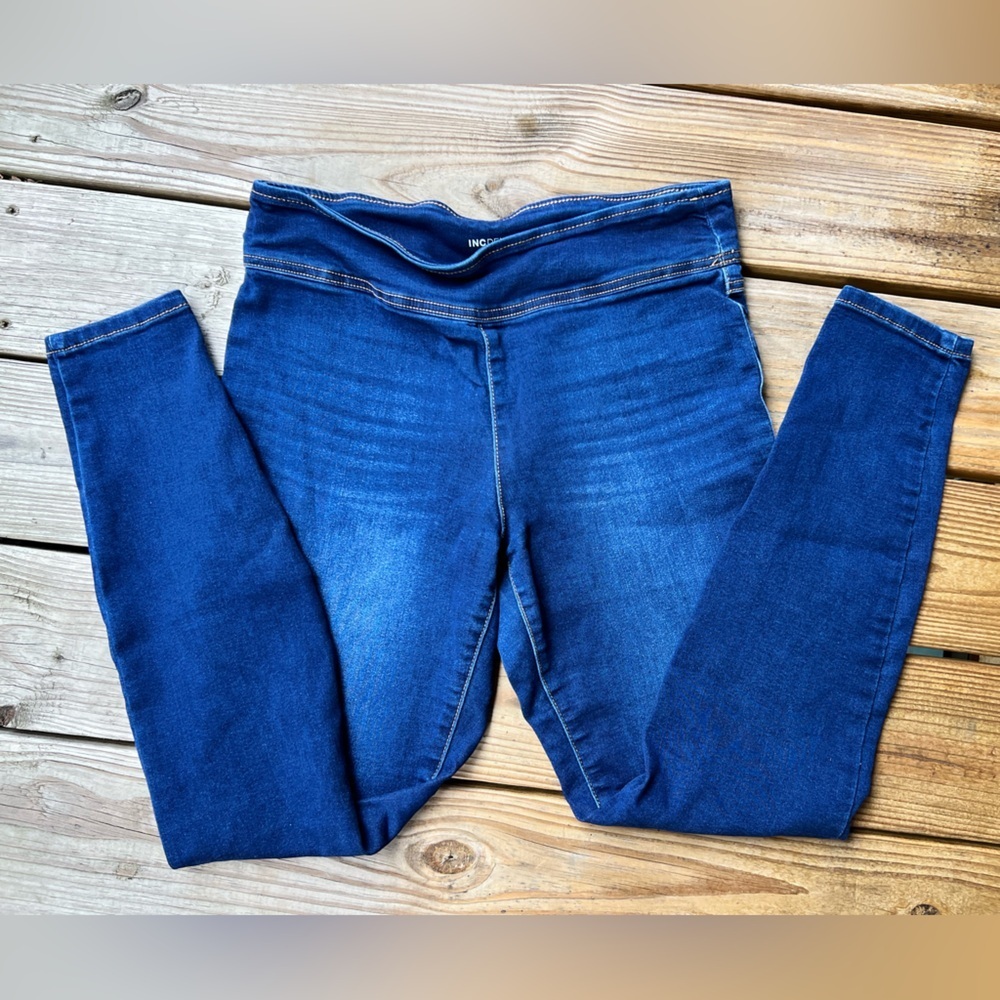 Inc Denim Pull On Jegging 6/28 Women's Blue Jeans